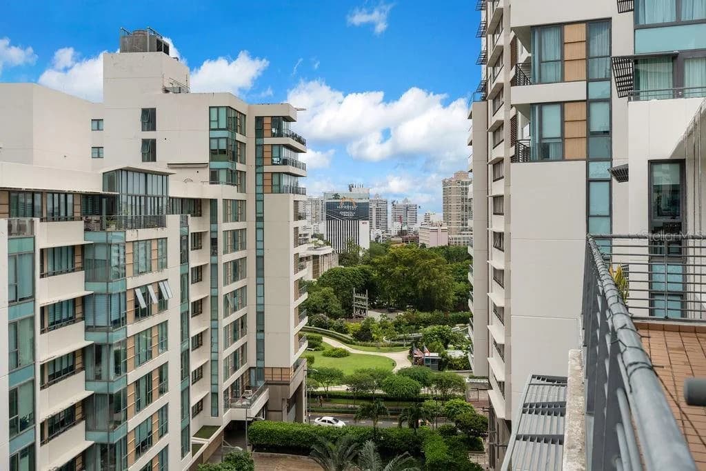 Exterior of Ciudadela · Unit 473 shown by Findit · Stellar MLS PR9122082
