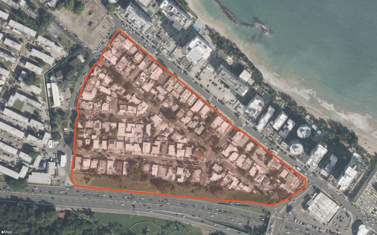 Aerial report boundary and neighborhood statistics for Atlantic View in Carolina, Puerto Rico
