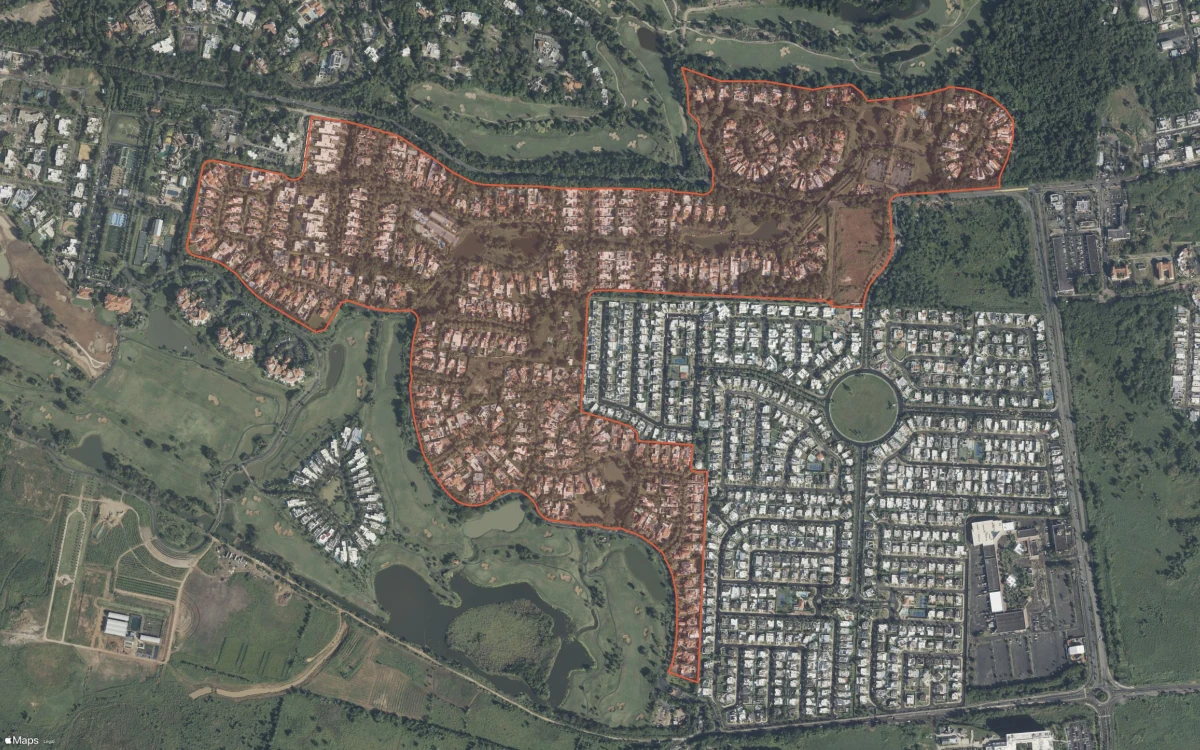 Aerial report boundary and neighborhood statistics for Dorado Beach East in Dorado, Puerto Rico