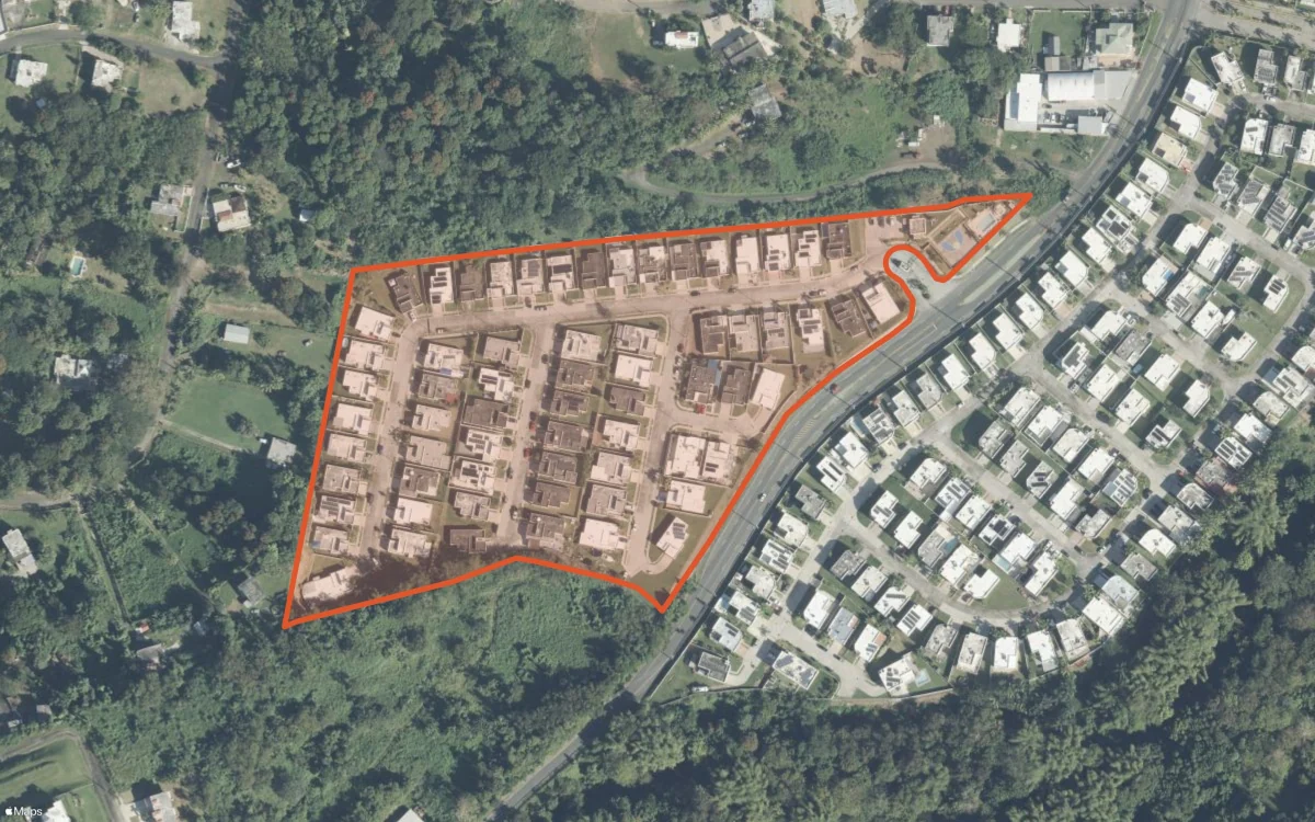 Aerial report boundary and neighborhood statistics for Hacienda Paloma II in Luquillo, Puerto Rico