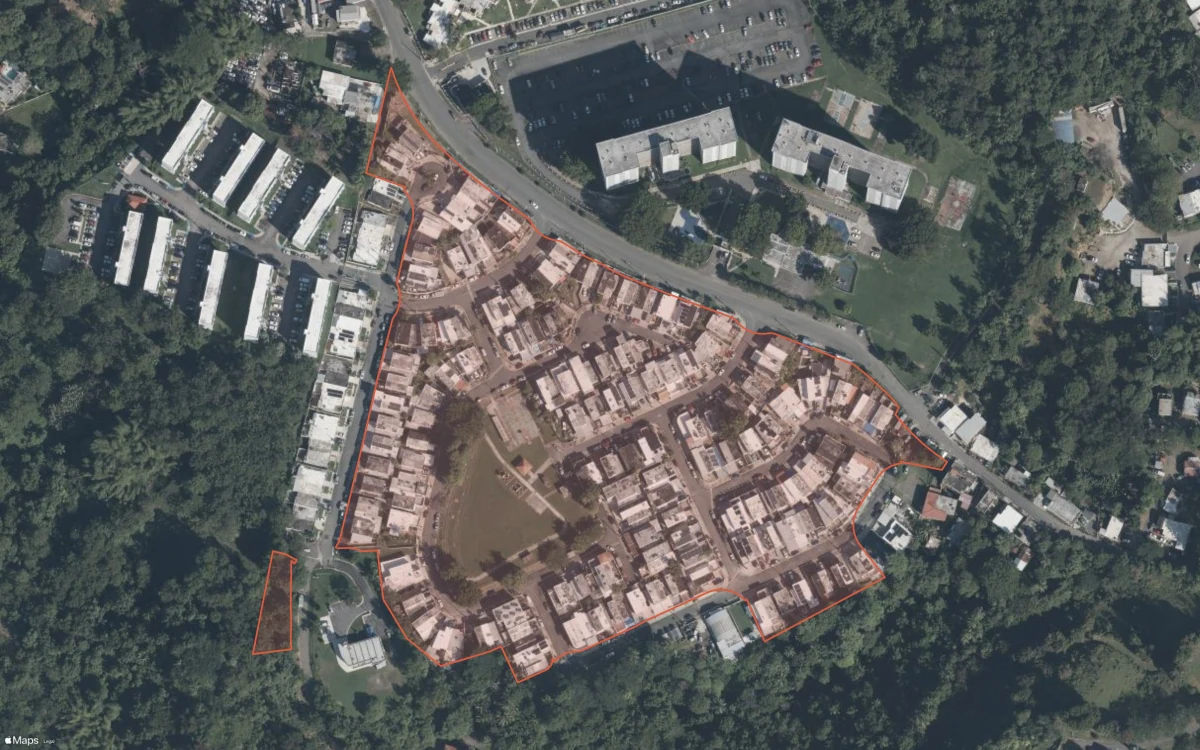 Aerial report boundary and neighborhood statistics for Lomas de Trujillo Alto in Trujillo Alto, Puerto Rico
