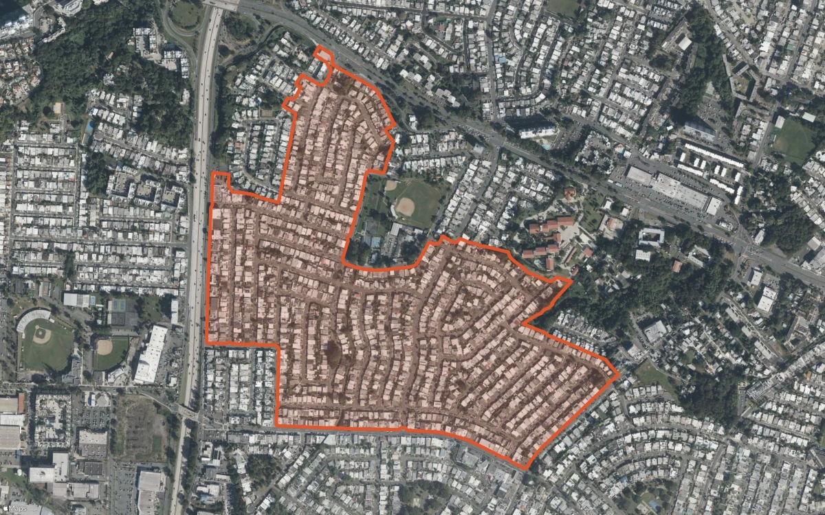 Aerial report boundary and neighborhood statistics for Luis Muñoz Rivera in Guaynabo, Puerto Rico