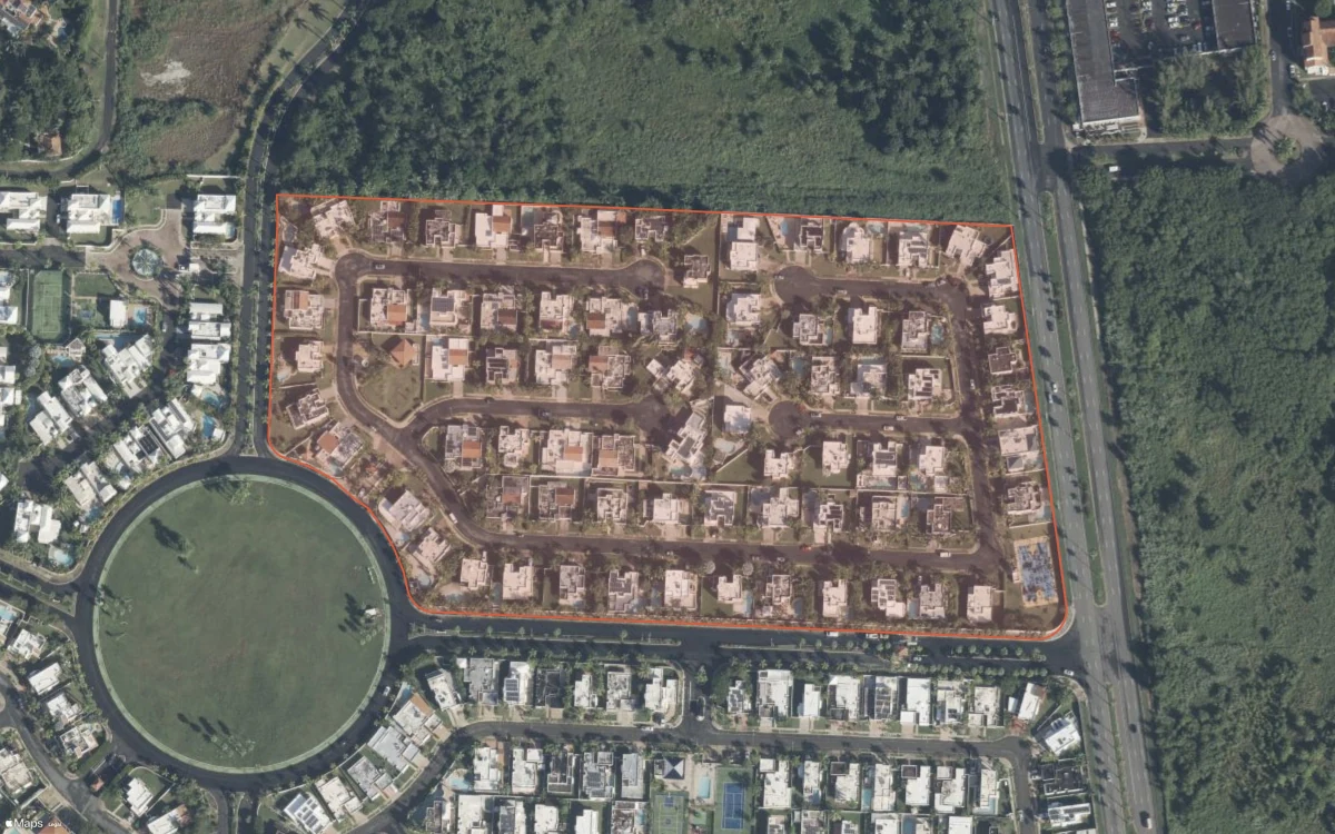 Aerial report boundary and neighborhood statistics for Paseo del Mar in Dorado, Puerto Rico