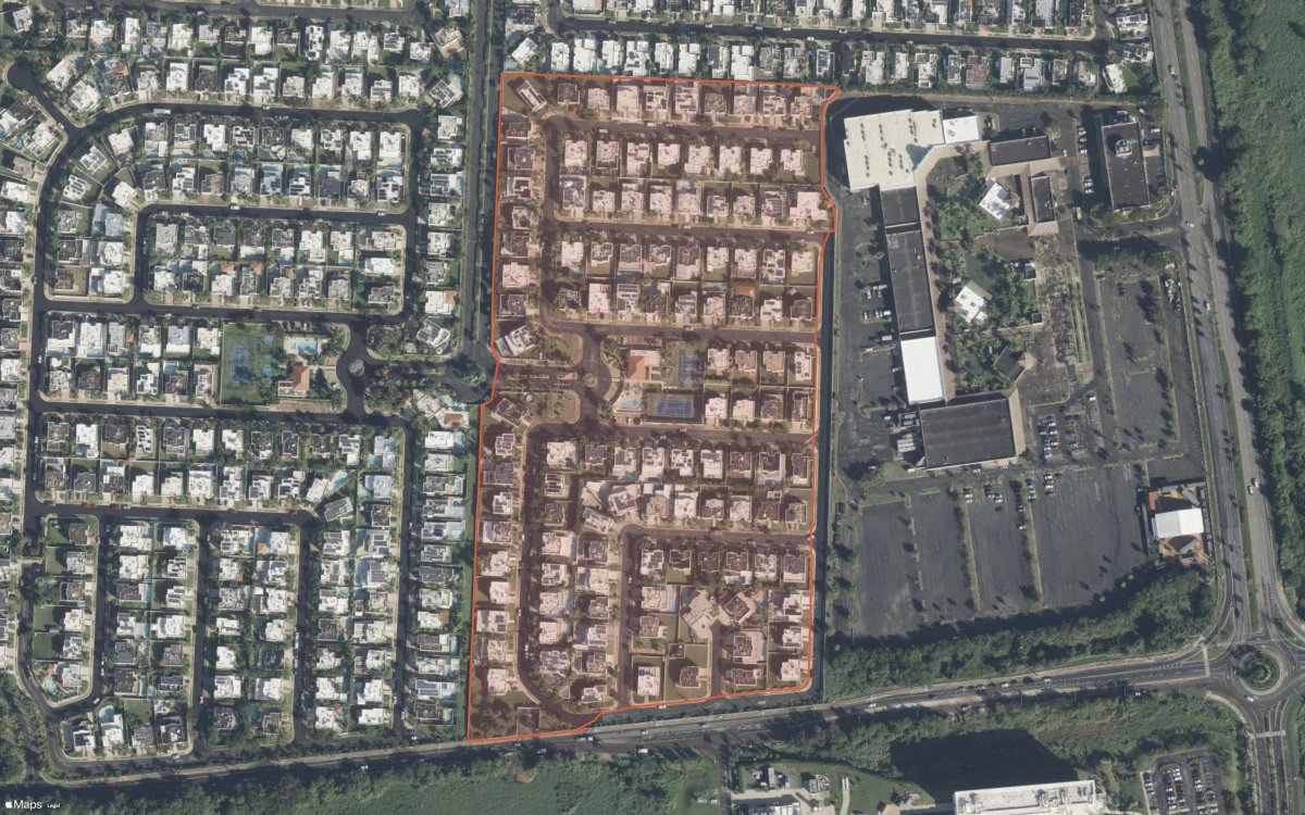Aerial report boundary and neighborhood statistics for Paseo Los Corales II in Dorado, Puerto Rico