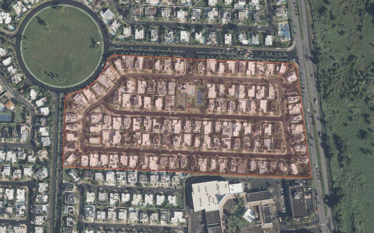 Aerial report boundary and neighborhood statistics for Paseo Real in Dorado, Puerto Rico