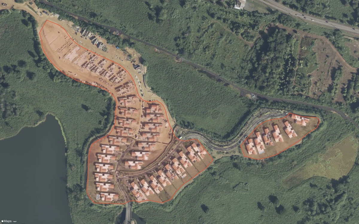Aerial report boundary and neighborhood statistics for Isla Norte in Dorado, Puerto Rico
